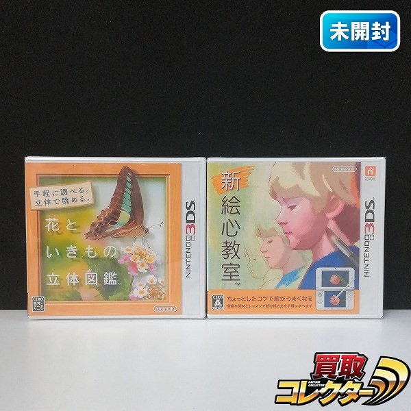 ニンテンドー 3DS ソフト 新 絵心教室 + 花といきもの立体図鑑