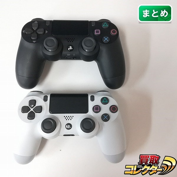 PlayStation 4 純正 ワイヤレスコントローラー DUALSHOCK4 ジェット・ブラック グレイシャー・ホワイト_1