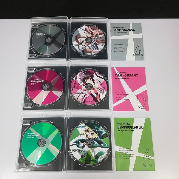 Blu-ray 戦姫絶唱シンフォギアGX 全6巻 Amazon限定 LPサイズ収納ケース付_3