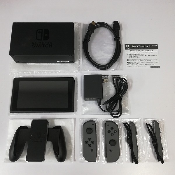 新型 Nintendo Switch カラーカスタマイズ グレー_3