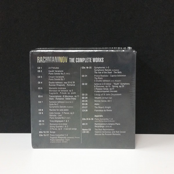 CD Rachmaninov The Complete Works 輸入盤_2