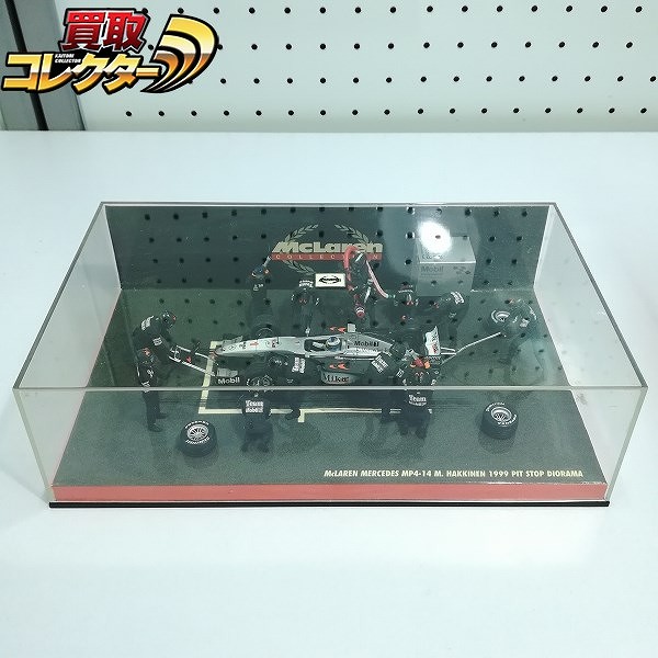 PMA 1/43 マクラーレン メルセデス MP4/14 #1 M.ハッキネン 1999 PIT STOP DIORAMA_1