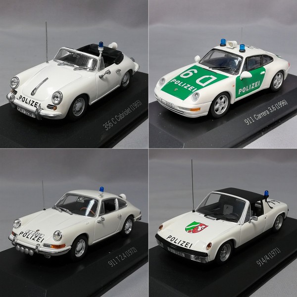 PMA 1/43 ポルシェ History Collection Police Cars 4台セット_2
