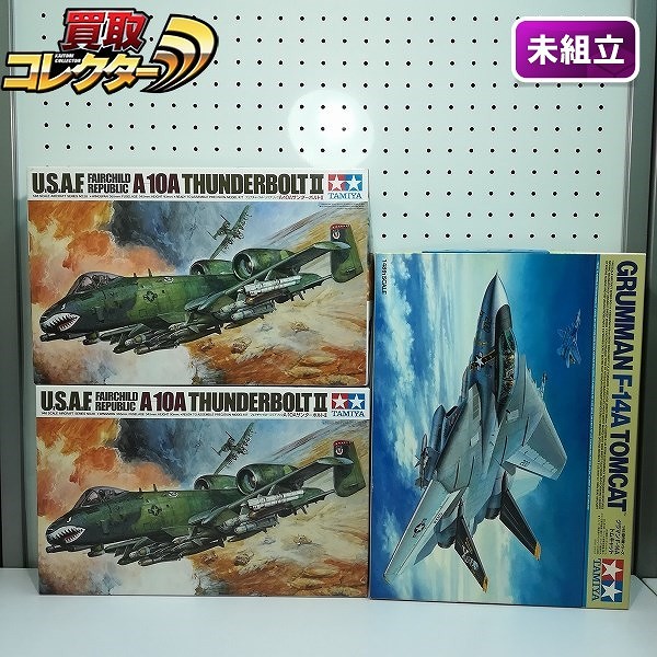 タミヤ 1/48 グラマン F-14A トムキャット + A-10A サンダーボルトⅡ ×2_1