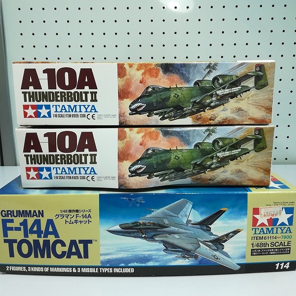 タミヤ 1/48 グラマン F-14A トムキャット + A-10A サンダーボルトⅡ ×2_2