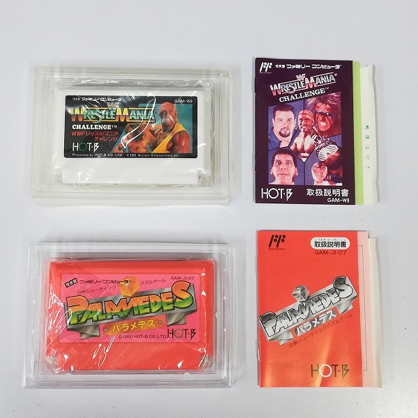 ファミコン ソフト パラメデス + WWF レッスルマニア チャレンジ 計2点_3