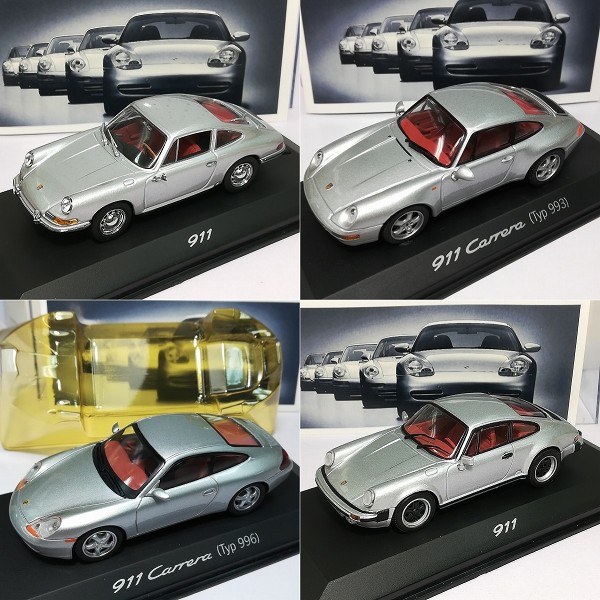 PMA ミニチャンプス 1/43 ポルシェ 911 Coupe History Serie 5台セット_3