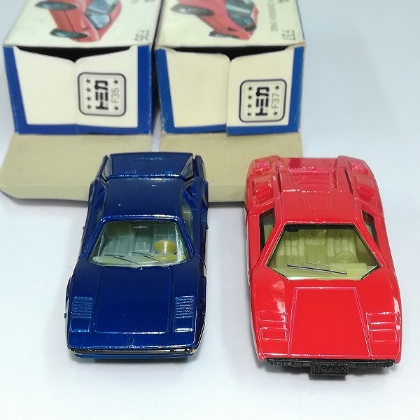 トミカ 青箱 F35 フェラーリ 308GTB 青 F37 ランボルギーニカウンタック LP400 赤_3