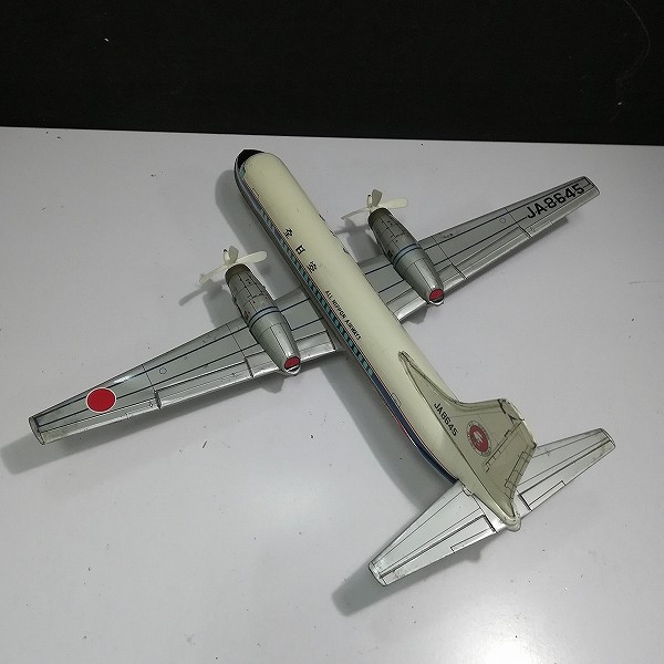 アサヒ玩具 ATC ブリキ 全日空 ANA YS-11 フリクション 全長約36cm_3