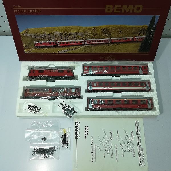 BEMO HOe HOm 軌間12mm スイス レーティッシュ鉄道RhB 氷河特急 5両セット_2