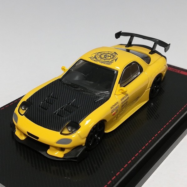 イグニッションモデル 1/64 マツダ RX-7 FD3S RE雨宮 イエロー_3