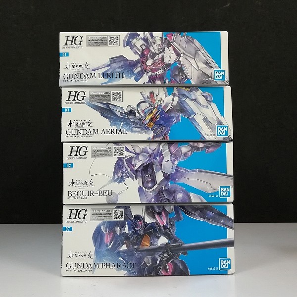 HG 1/144 機動戦士ガンダム 水星の魔女 ガンダムエアリアル ガンダムルブリス ガンダムファラクト ベギルベウ_2