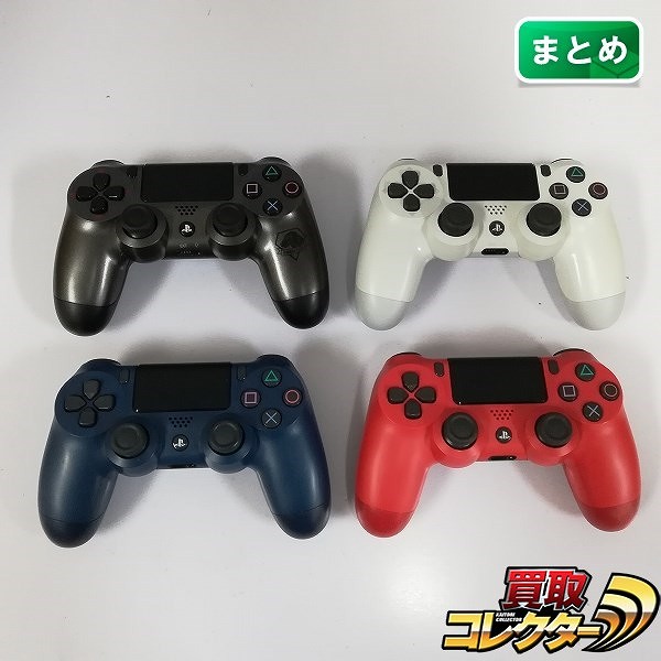 PlayStation4 ワイヤレスコントローラー MGS DIAMOND DOGS マグマレッド ミッドナイトブルー 他_1