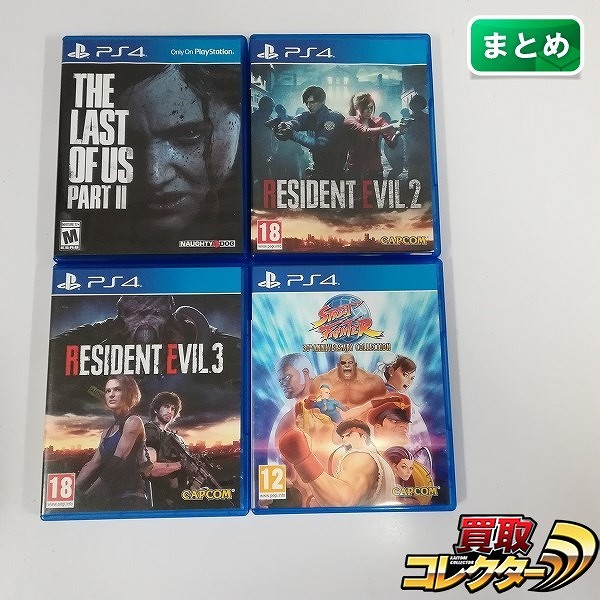海外版 PlayStation4 ソフト THE LAST OF US PART II Street Fighter 30th Anniversary Collection 他
