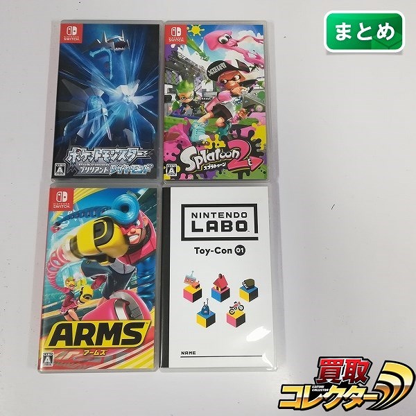 Nintendo Switch ソフト ポケットモンスター ブリリアントダイヤモンド NINTENDO LABO Toy-Con 01 他_1