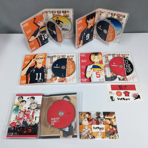 Blu-ray ハイキュー!! TO THE TOP 全6巻 初回限定版 特典 収納BOX CD付 + OVA ハイキュー!! 陸VS空_3
