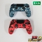PlayStation 4 ワイヤレスコントローラー DUALSHOCK4 計2点 レッドカモフラージュ ブルーカモフラージュ