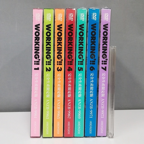 DVD WORKING’!! 全7巻 完全生産限定版 + 全巻購入特典 ドラマCD アニメイト ver._3