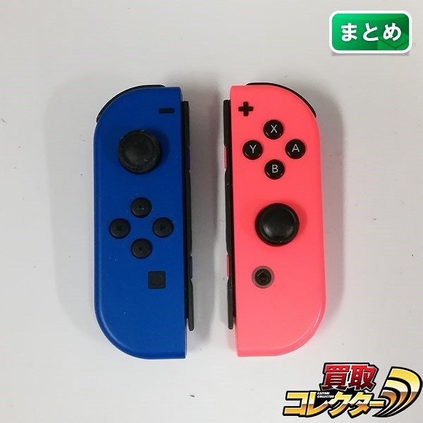 Nintendo Switch Joy-Con L R ジョイコン ブルー ネオンレッド_1