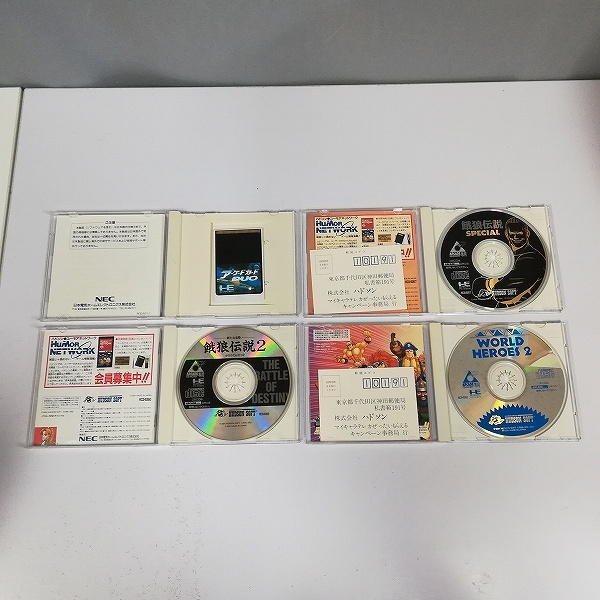 PCエンジン アーケードカードDUO + ソフト CD-ROM2 ワールドヒーローズ2 餓狼伝説2 SPECIAL 計4点_3