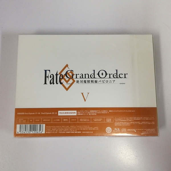 Blu-ray Fate/Grand Order 絶対魔獣戦線バビロニア 5巻 完全生産限定版_2