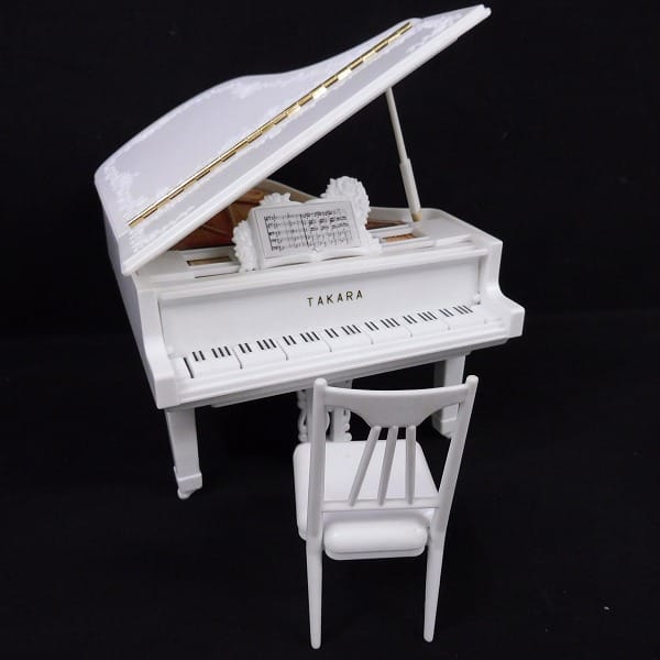 リカちゃん 白い白い家具セット オルゴールピアノ キッチン_3