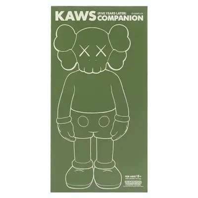 KAWS OriginalFake COMPANION FIVE YEARS LATER(GLOW IN THE DARK Green)