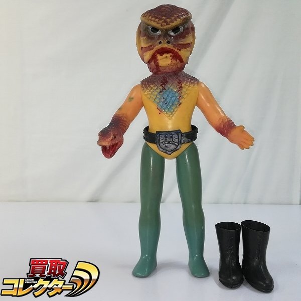 旧バンダイ コブラ男 スタンダードサイズ ソフビ 仮面ライダー 