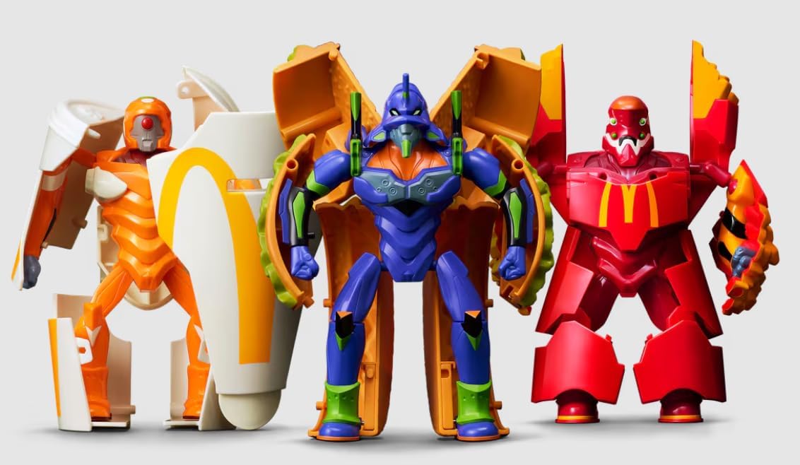マクドナルド×エヴァンゲリオン ビッグマック初号機＆マックフライポテト弐号機＆マックシェイク零号機 バリューセット