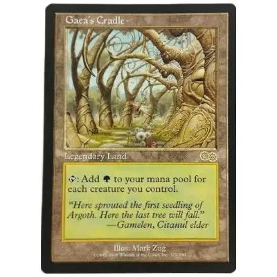 MTG USG ガイアの揺籃の地Gaea’s Cradle (英)