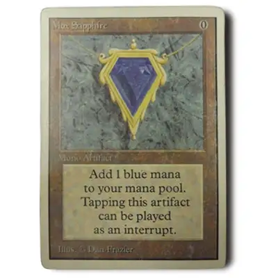 MTG 2ED Mox Sapphire (英) パワー9