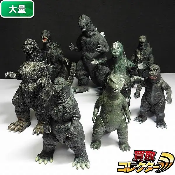 買取】バンダイ ゴジラ ソフビ まとめて 初代ゴジラ 他 / 酒井ゆうじ