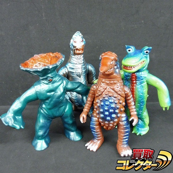 ブルマァク 復刻 怪獣 ソフビ バンデラー バンデル星人 バニラ ザラガス