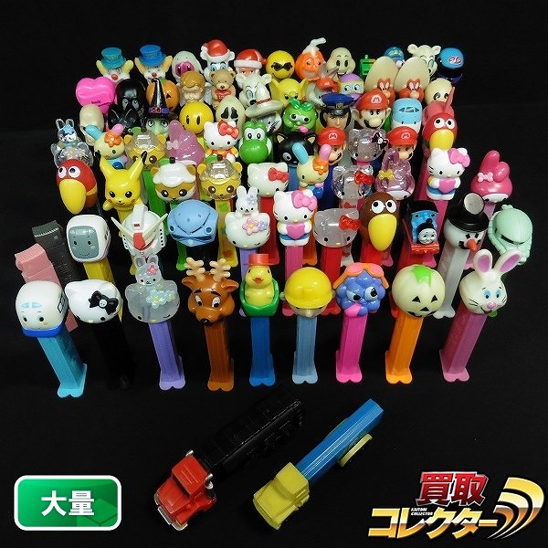 ペッツ PEZ 大量 ハローキティ マイメロディ ガンダム マリオ ピカチュウ キョロちゃん 他