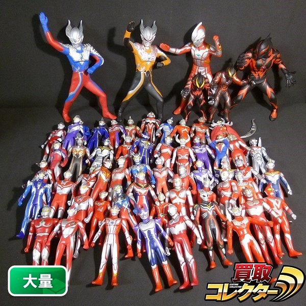 ウルトラマン ウルトラヒーロー ソフビ 大量 ウルトラセブン ウルトラマンゼロ ウルトラマンベリアル 他