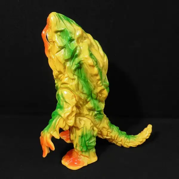 買取】ブルマァク 世紀の大怪獣 復刻 ソフビ ヘドラ 黄色 / ゴジラ対