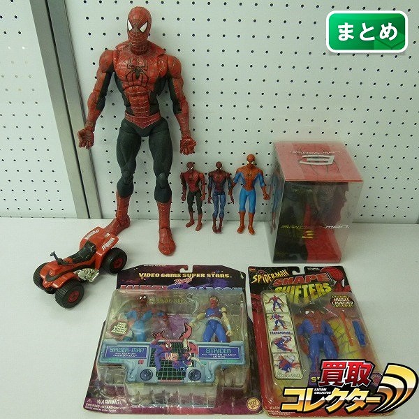 スパイダーマン まとめ トイビズ 18インチフィギュア アメイジングスパイダーマン スパイダーマン3 コレクターズBOX 限定フィギュア 他