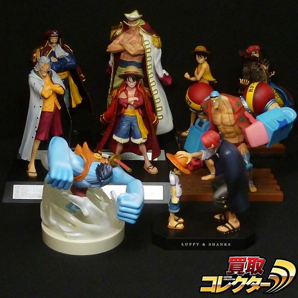 ONE PIECE フィギュア 一番くじ A賞 ルフィ&シャンクス ロジャー 白ひげ フランキー 他