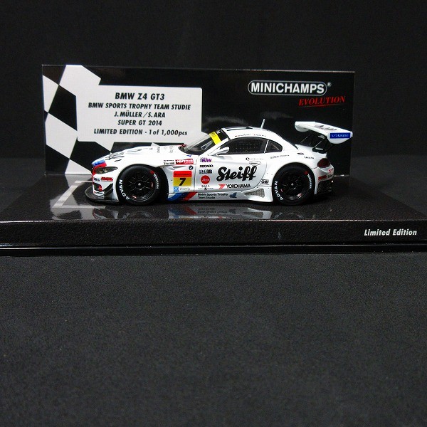 買取】PMA ミニチャンプス 1/43 BMW Z4 GT3 BMW スポーツトロフィーチーム スタディ #7 2014 | ミニカー 海外メーカー  | 実績価格【買取コレクター】