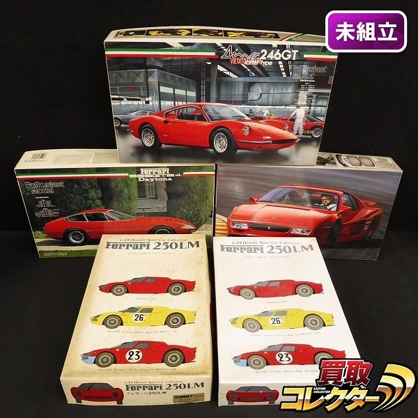 フジミ 1/24 フェラーリ ディノ 246GT ロッソ 1/24 フェラーリ 512 TR 他