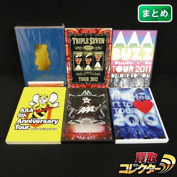 AAA TOUR DVD CD 2012 TRIPLE SEVEN 5TH 6TH 2010 他