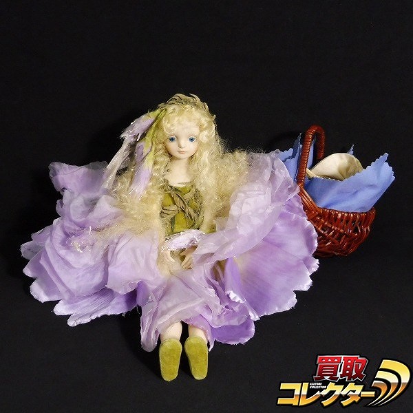 若月まり子 創作ビスクドール フラワーフェアリー ラベンダー