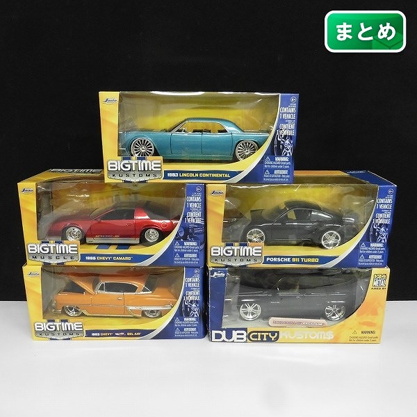 Jada 1/24 1963 リンカーン コンチネンタル 1985 シボレー カマロ 2002 キャデラック エスカレード 他