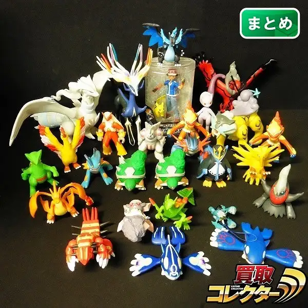 ポケモン ソフビフィギュア まとめ売り 買取】ポケモン ソフビフィギュア モンコレ ピカチュウ カイオーガ