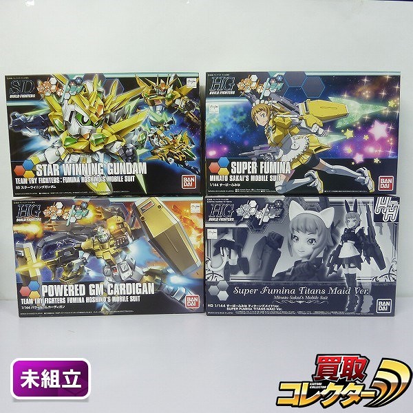 HG 1/144 すーぱーふみな ティターンズメイドVer. SD スターウイニングガンダム 他