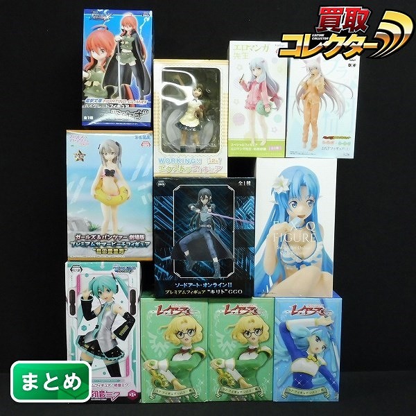 美少女フィギュア EXQ SAO アスナ DXF 化物語×傷物語 ブラック羽川 プレミアムフィギュア 初音ミク レイアース SPフィギュア 龍咲海 他