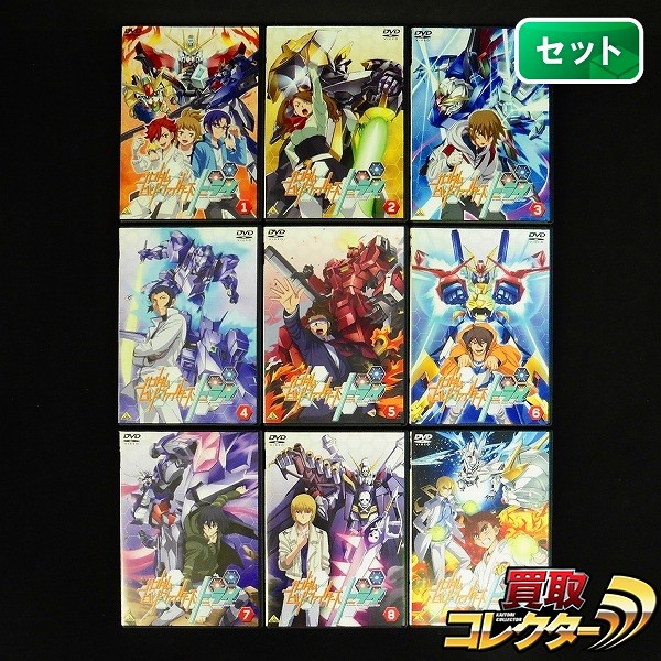 DVD ガンダムビルドファイターズトライ 全9巻