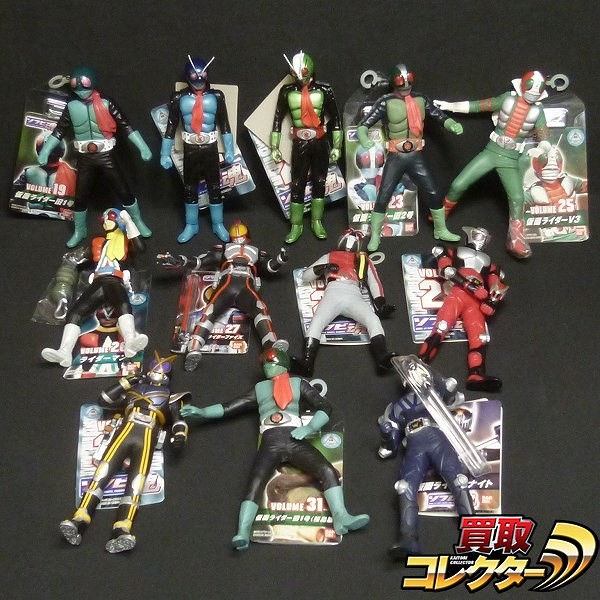 バンダイ ソフビ魂 仮面ライダー旧1号 仮面ライダー旧2号 仮面ライダーX 仮面ライダー555 仮面ライダー龍騎 他