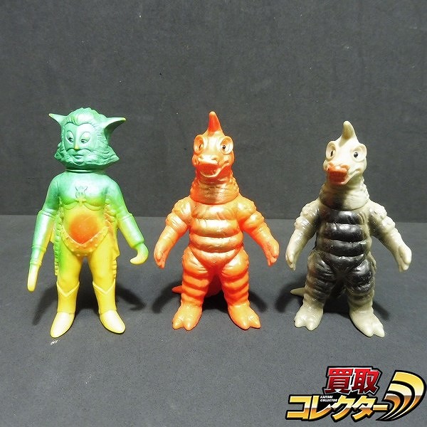 ブルマァク ミニソフビ マグマ星人 レッドギラス ブラックギラス / ウルトラマンレオ