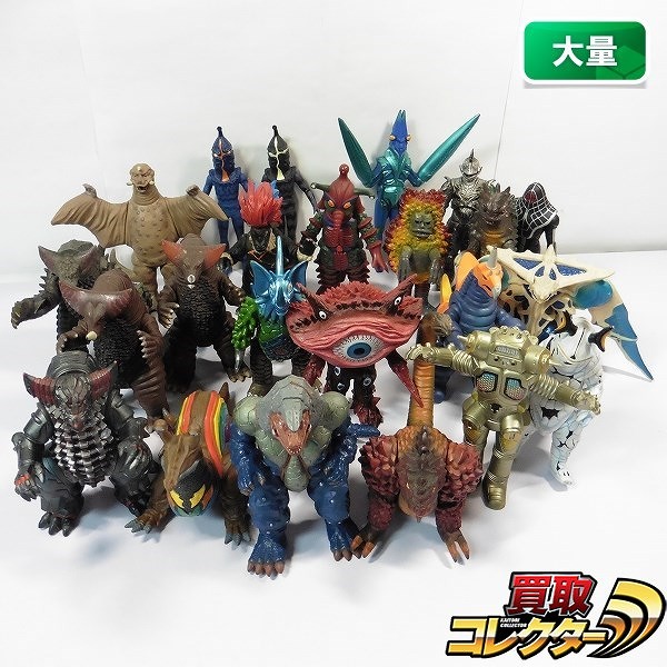 バンダイ ウルトラマン 怪獣 ソフビ まとめ ゴモラ ペギラ ベムラー ヒッポリト星人 他